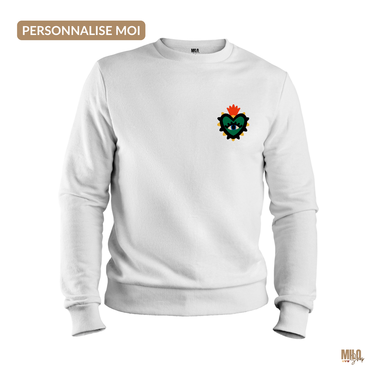 BE YOU - Sweat Brodé